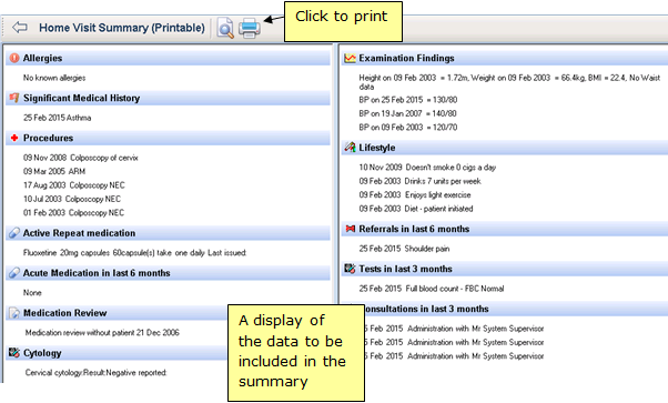 Home Visit Summary App