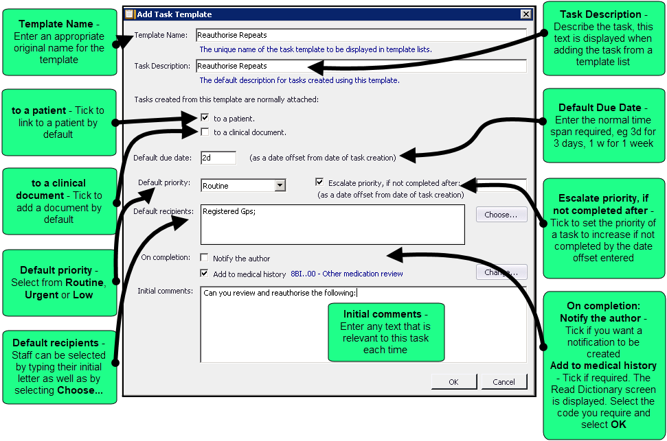 Adding a New Task Template