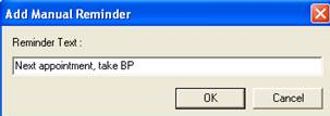CM PRV Add Manual Reminder