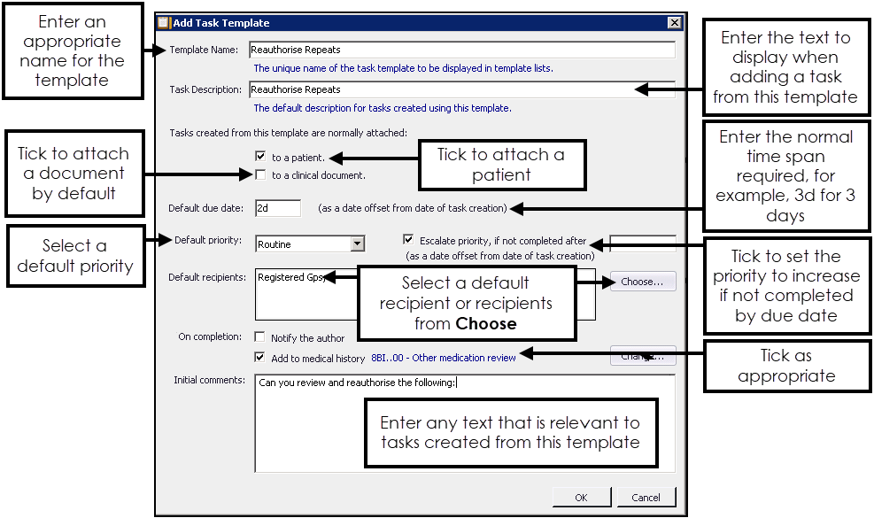 Adding a New Task Template