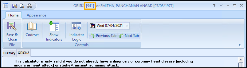 Templates or calculators now display the Pathway ID