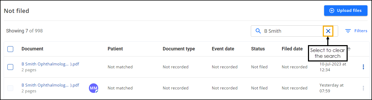 Searching for and Sorting Documents