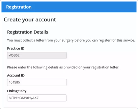 Single Step Registration Process