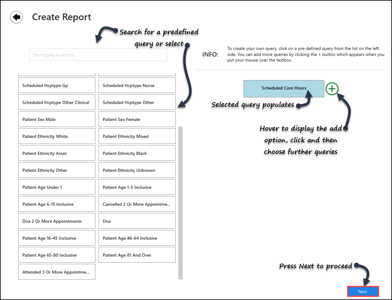 Create Report