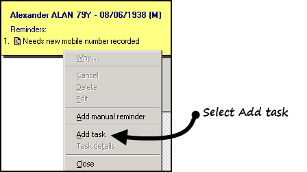 Creating a Task