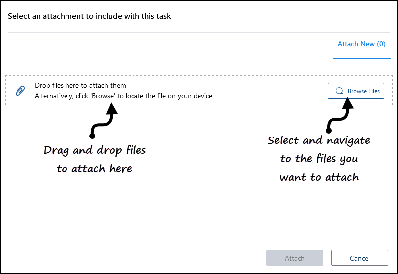 Adding Attachments
