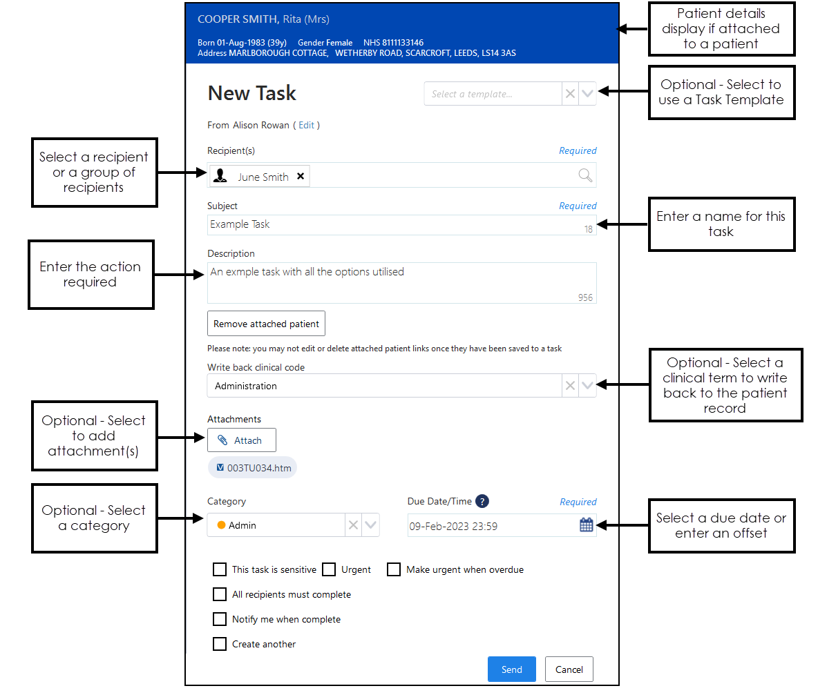 Task Compelet Creating a Task