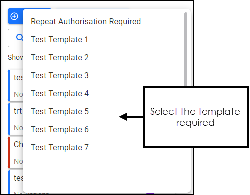 Creating a Task from a Template