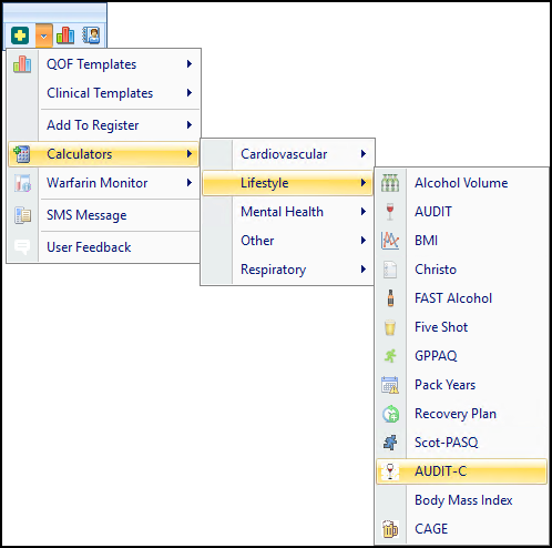 AUDIT-C Calculator