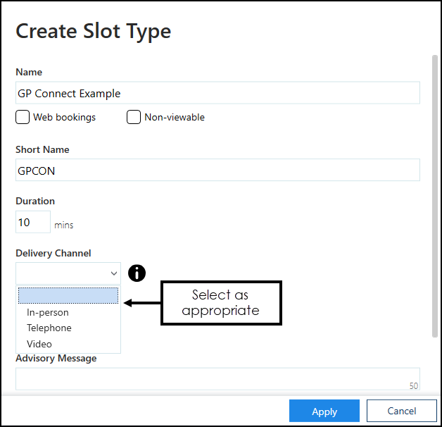 Setting Up GP Connect Appointments