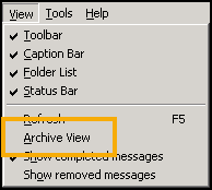 Menu Key Vision View Menu