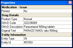 Medication Pl Code Other Options